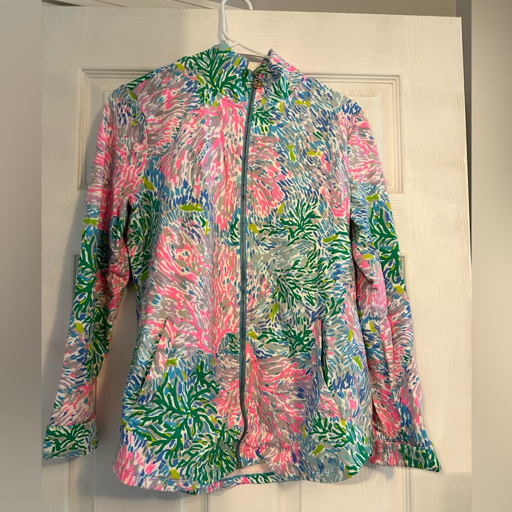 Lilly Pulitzer zip up.